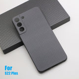 Carbon Fiber 600D Ultra Thin Case for Samsung Galaxy S22 Ultra S22 Plus