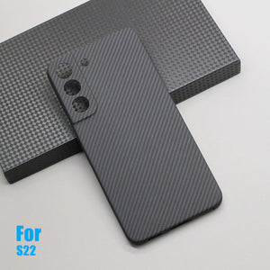 Carbon Fiber 600D Ultra Thin Case for Samsung Galaxy S22 Ultra S22 Plus