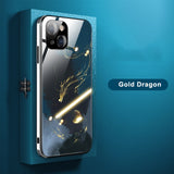 HD Tempered Glass Dragon Case for iPhone 14 series