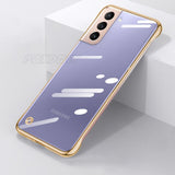 Ultra Thin Transparent Frameless Phone Case for Samsung S21 S20 Note 20 Series