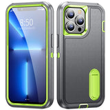 Heavy Armor Shockproof Case with Metal Bracket for iPhone 14 13 12 series