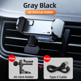 Smart Electric Locking Air Vent Car Phone Holder