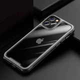 Silicone PC Mixed Shockproof Armor Transparent Case for iPhone 12 Series