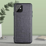 Fashion Real Fabric Soft TPU & Hard PC Case for iPhone 11 Series