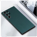 High-end Leather Decal Skin Back Protector Film For Samsung S23 S22 Ultra Plus