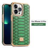 Luxury Leather Pattern Case for iPhone 14 13 12 Series