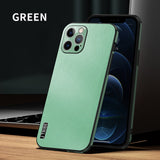 Luxury Business Shockproof Camera Lens Protection Matte Phone Case For iPhone 12 Series