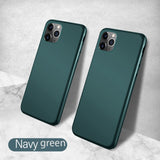 Ultra-thin Magnetic Liquid Soft Silicone Case For iPhone 11 Series