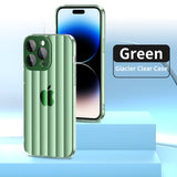 Lens Protection Solid Color Film Transparent Soft Case For iPhone 14 13 12 series