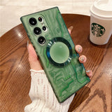 Circuit Board Texture Magnetic Magsafe Wireless Charging Case For Samsung Galaxy S23 S222 series