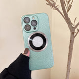 Retro Moon Stone Magsafe Wireless Charging Camera Film Protector Case For iPhone 14 13 12 series