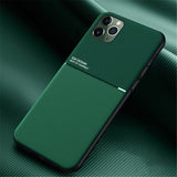 Magnet Anti Shock Leather Case For iPhone 12 11 Series