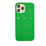 Candy Color Breathable Holes Silicone TPU Case for iPhone 14 13 12 series