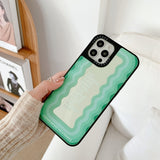 Luxury Mirror Wave Case for iPhone 13 12 11 Pro Max