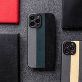 Luxury Suede Leather Back Case for iPhone 13 12 11 Pro Max Mini