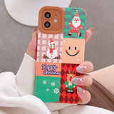 Merry Chrismas Soft Silicone Santa Claus Phone Case For iPhone 13 12 11 Series