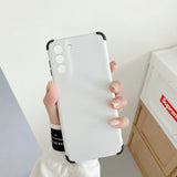 Shockproof Armor Bumper Soft Cover Luxury Case For Samsung Galaxy S21 Series