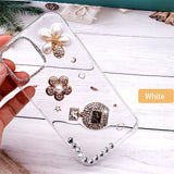 Luxury Fashion Bling Rhinestone Perfume Bottle Case For iPhone 12 11 Series