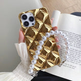 Glitter Rhinestones Wrist Bracelet Chain Case For iPhone 14 13 12 series