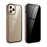 Anti Spy 360 Magnetic Protective Privacy Glass Magnetic Case For iPhone 12 Series