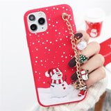 New Christmas Gift Silicone Case For iPhone 13 12 11 Series