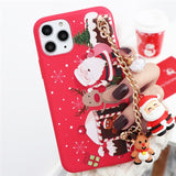 New Christmas Gift Silicone Case For iPhone 13 12 11 Series