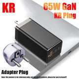 65W GaN Charger Quick Charge QC4.0 QC PD3.0 PD USB C Type C Fast Charger For Xiaomi Redmi Note 10 Macbook