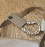 Crossbody Lanyard Necklace Liquid Silicone Case For iPhone 14 13 12 Series