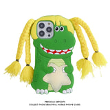 Funny Cartoon Dinosaur Non-Slip Shockproof Soft Silicone Case For iPhone 15 14 13 12 series