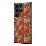 Cork Fabric Fall Prevention TPU Case For Samsung Galaxy S24 S23 S22 S21 Ultra Plus