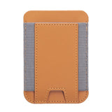 Magsafe Magnetic Elastic Leather Slot Card Holder Wallet Case For iPhone 14 13 series Samsung Galaxy S23 S22 Ultra Plus