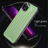 Leather Metal Camera Protector Shockproof Case For iPhone 13 12 11 Series