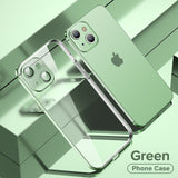 Full Lens Cover Shockproof Soft TPU Plating Case For iPhone 13 12 Series