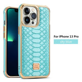 Luxury Leather Pattern Case for iPhone 14 13 12 Series