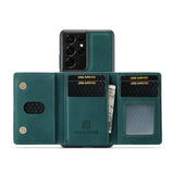 2021 Luxury Magnetic Removable Wallet Leather Case for Samsung Galaxy S21 Series