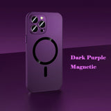 Magsafe Wireless Charging Lens Glass Protective Metal Frame Case For iPhone 14 13 12 series