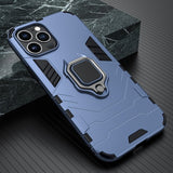 Shockproof Armor Case with Ring Stand for iPhone 13 12 Series