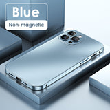 Aluminum Magnetic Magsafe Wireless Charge Case For iPhone 14 13 12 Series