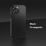 Magsafe Wireless Charging Lens Glass Protective Metal Frame Case For iPhone 14 13 12 series
