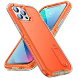 3 Layers Protection Military Grade Shockproof Heavy Duty Protective Case with Kickstand for iPhone 13 12 11 series