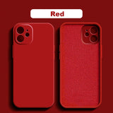 100WD Square Liquid Silicone Full Protector Case For iPhone 12 & 11 Pro Max