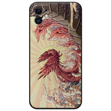 3D Embossed Dragon Phoenix Soft Shockproof Cover for iPhone 12 11 Series