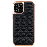 Electroplated Leather Case for iPhone 13 12 11 Pro Max