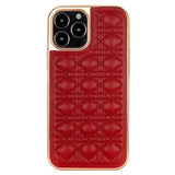 Electroplated Leather Case for iPhone 13 12 11 Pro Max