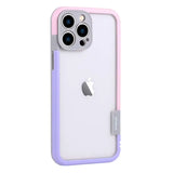 Dual Color-Block Bumper Soft TPU Case With Camera Lens Protection For iPhone 15 14 13 series