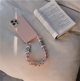 Crossbody Lanyard Necklace Liquid Silicone Case For iPhone 14 13 12 Series