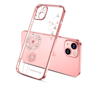 Ulti Thin Soft Silicon Plating Glitter Diamond Case for iPhone 13 12 11 Series