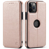 Slim Leather Magnetic Flip Wallet Card Holder Case For iPhone 13 12 Series