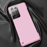 Solid Color Frameless Ultra Thin Matte Hard Plastic Back Cover Case For Samsung galaxy S21 Ultra Plus 5G
