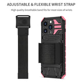 Kickstand Stand Sports Armband Armor Bracket Wristband Case For iPhone 13 12 11 Series